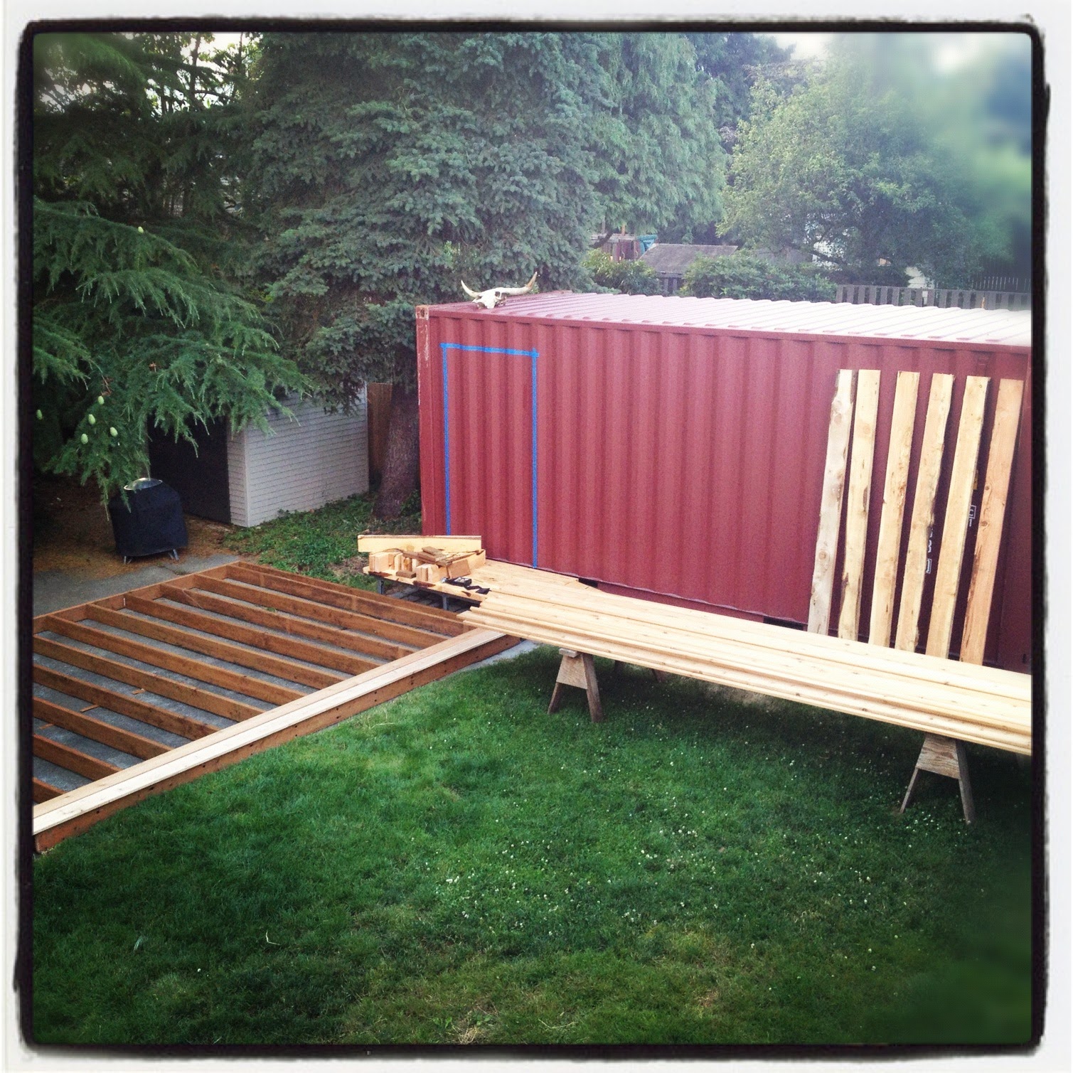 Backyard Deck build-out, 2010