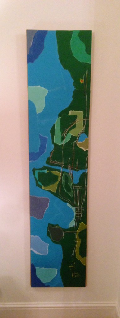 Paper Collage Map of Seattle, 2013